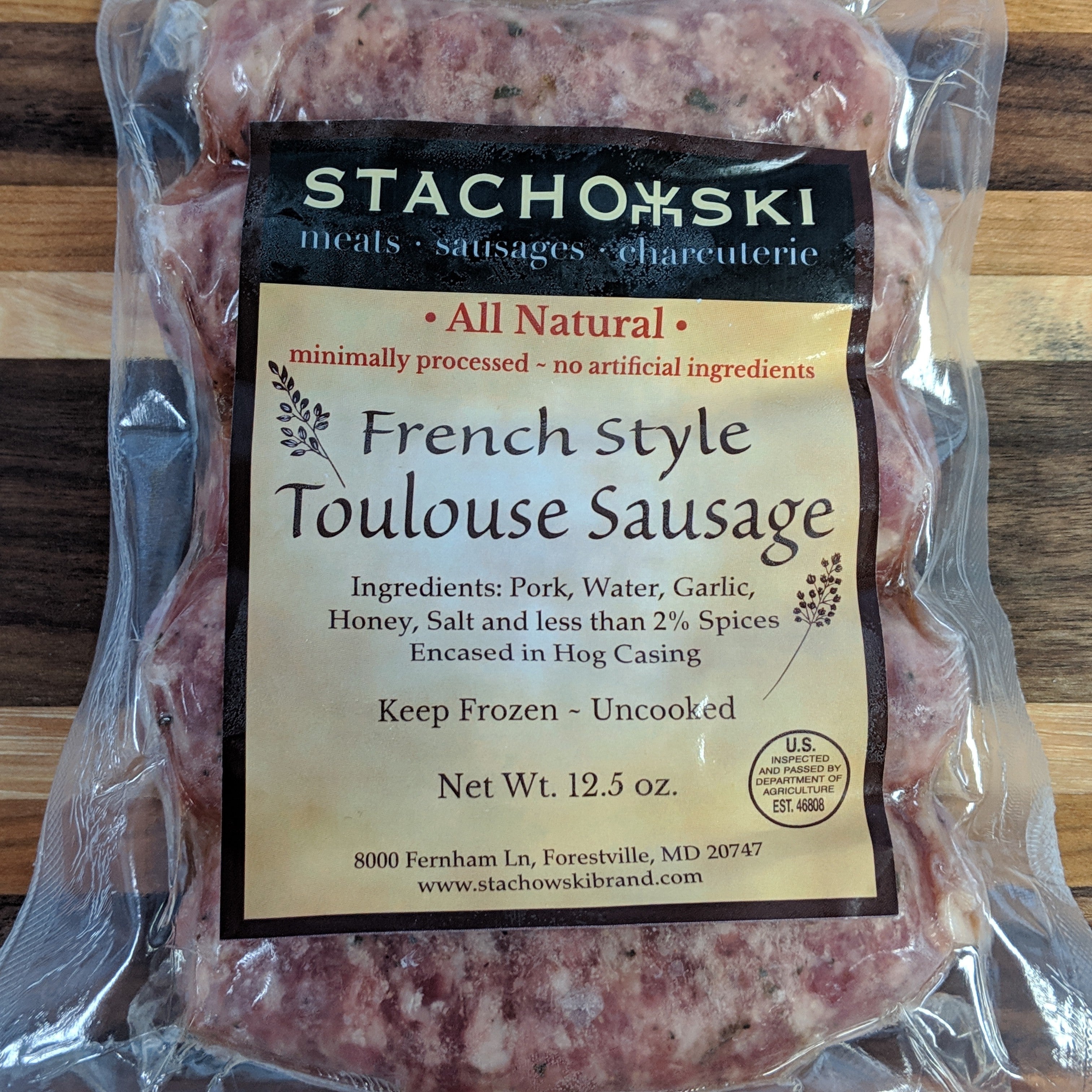 Stachowski French Sausage Toulouse | Style (Fresh)